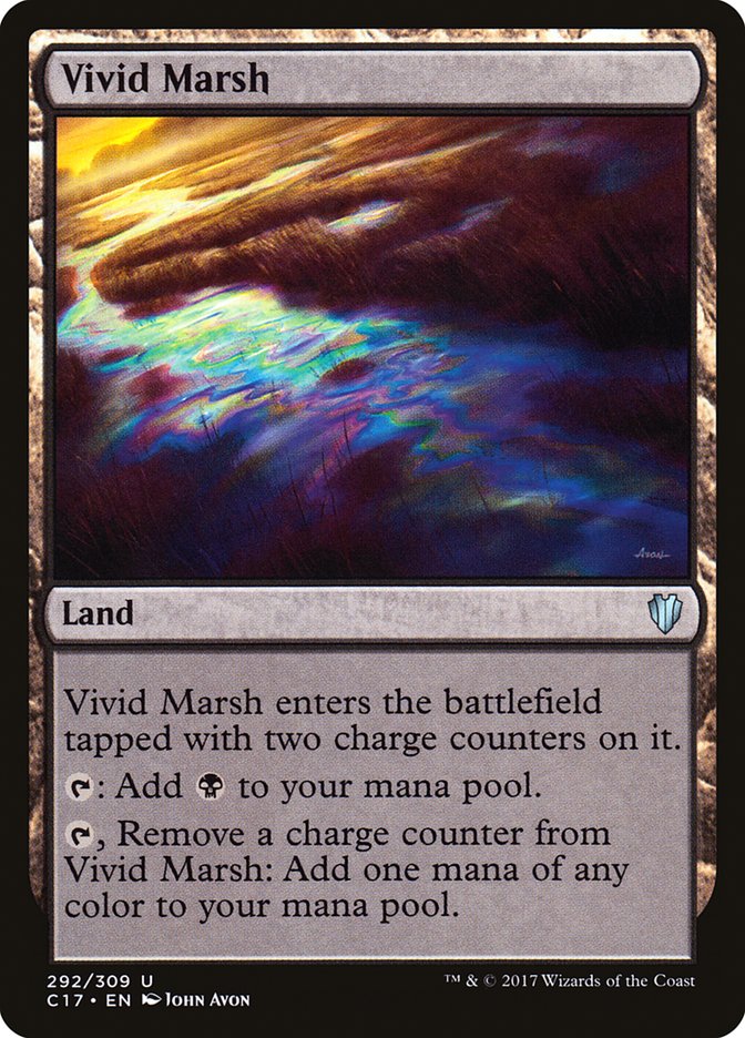 Magic | Vivid Marsh [Commander 2017] | The Nerd Merchant
