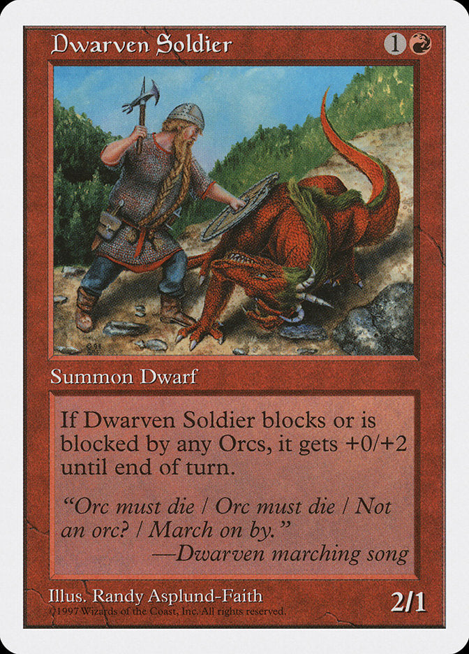 Magic | Dwarven Soldier [Fifth Edition] | The Nerd Merchant