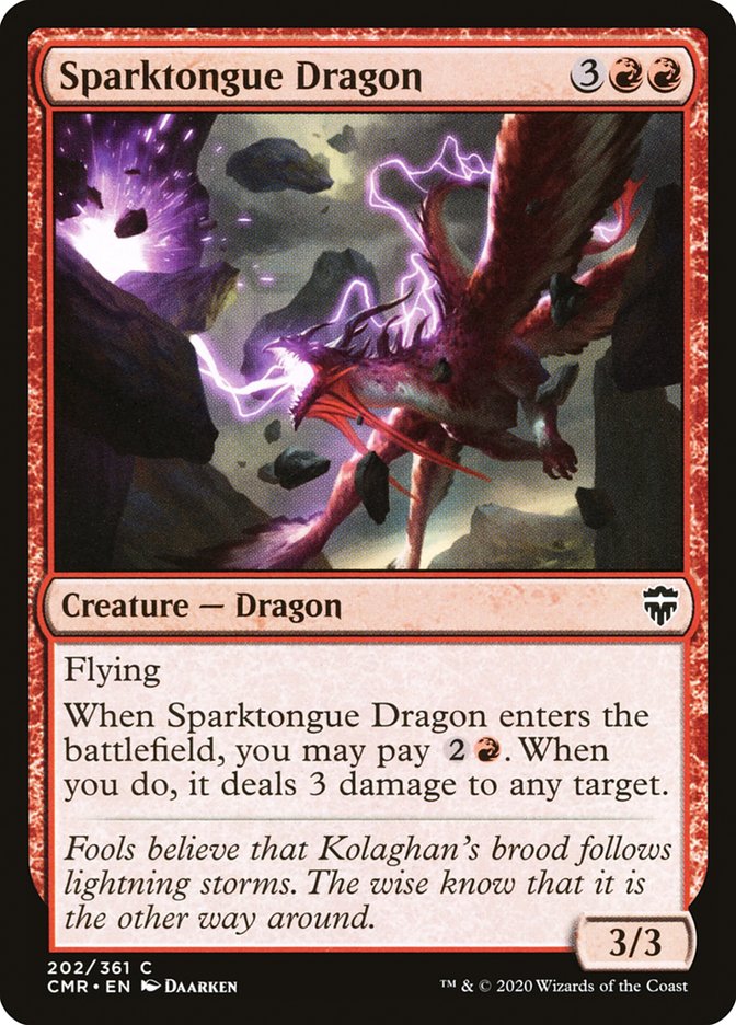Magic | Sparktongue Dragon [Commander Legends] | The Nerd Merchant