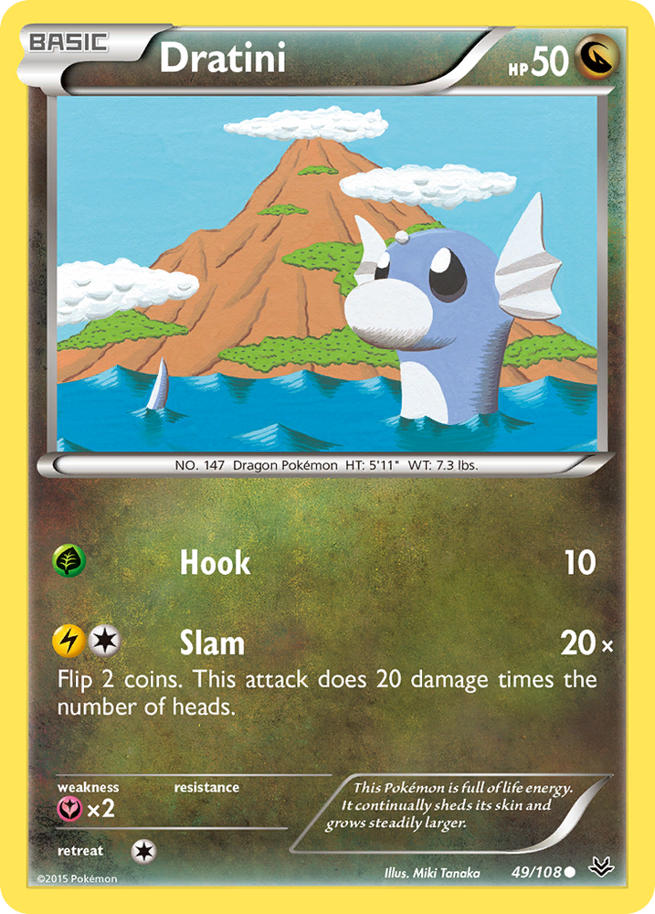 Pokemon | Dratini (49/108) [XY: Roaring Skies] | The Nerd Merchant