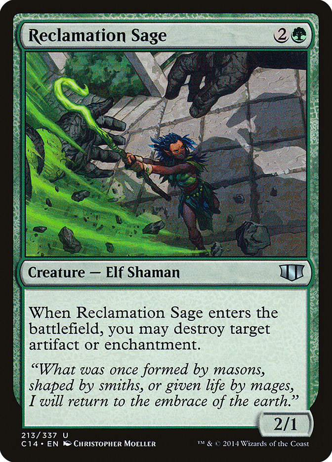 Magic | Reclamation Sage [Commander 2014] | The Nerd Merchant