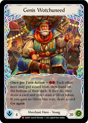 Flesh and Blood TCG | Genis Wotchuneed [EVR085] (Everfest)  1st Edition Rainbow Foil | The Nerd Merchant