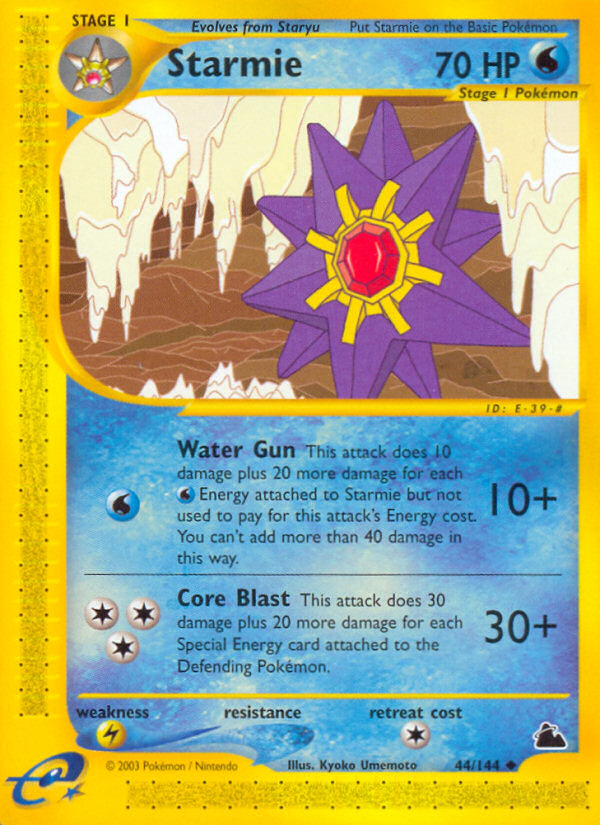 Pokemon | Starmie (44/144) [Skyridge] | The Nerd Merchant
