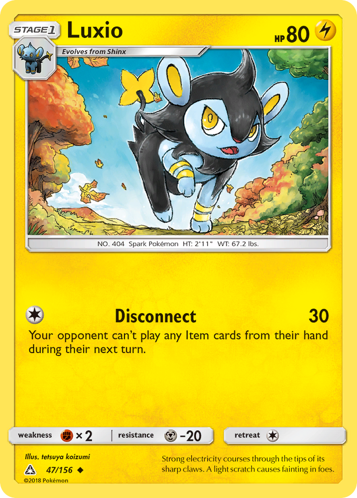 Pokemon | Luxio (47/156) [Sun & Moon: Ultra Prism] | The Nerd Merchant