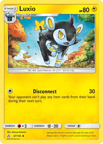 Pokemon | Luxio (47/156) [Sun & Moon: Ultra Prism] | The Nerd Merchant