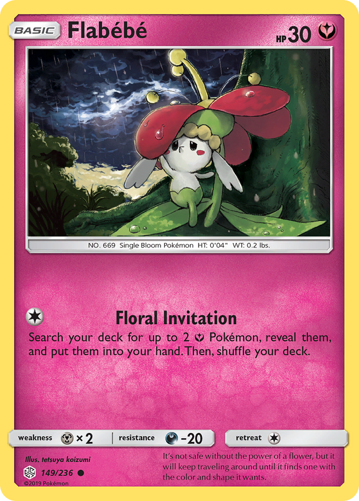 Pokemon| Flabebe (149/236) [Sun & Moon: Cosmic Eclipse] | The Nerd Merchant