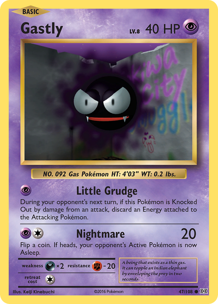 Pokemon | Gastly (47/108) [XY: Evolutions] | The Nerd Merchant