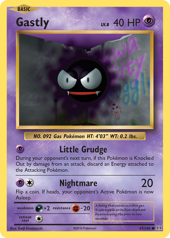 Pokemon | Gastly (47/108) [XY: Evolutions] | The Nerd Merchant
