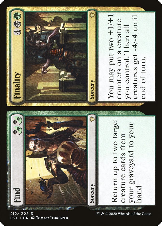 Magic | Find // Finality [Commander 2020] | The Nerd Merchant
