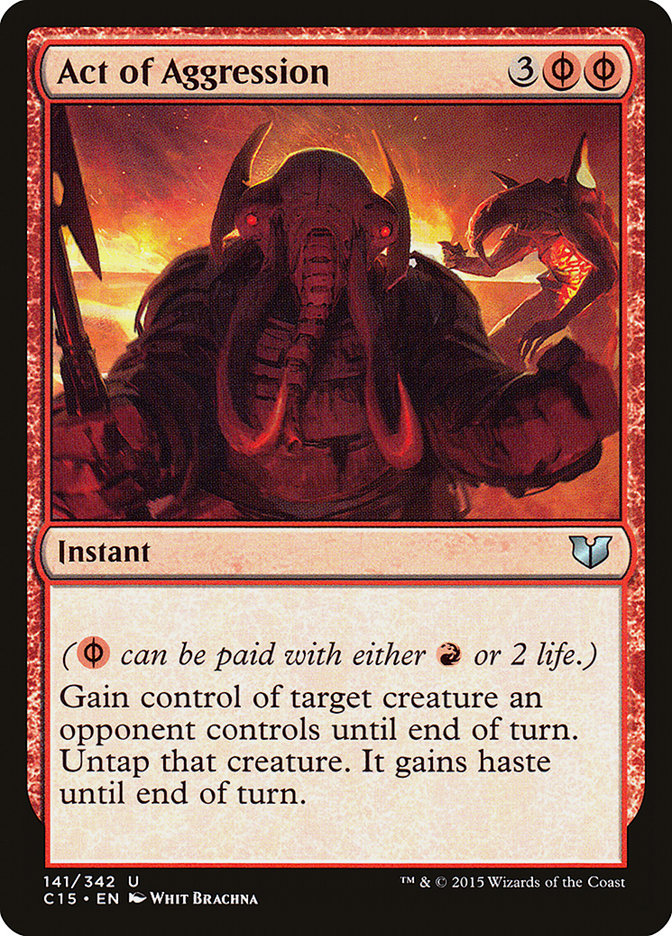 Magic | Act of Aggression [Commander 2015] | The Nerd Merchant