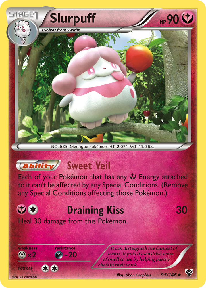 Pokemon | Slurpuff (95/146) [XY: Base Set] | The Nerd Merchant