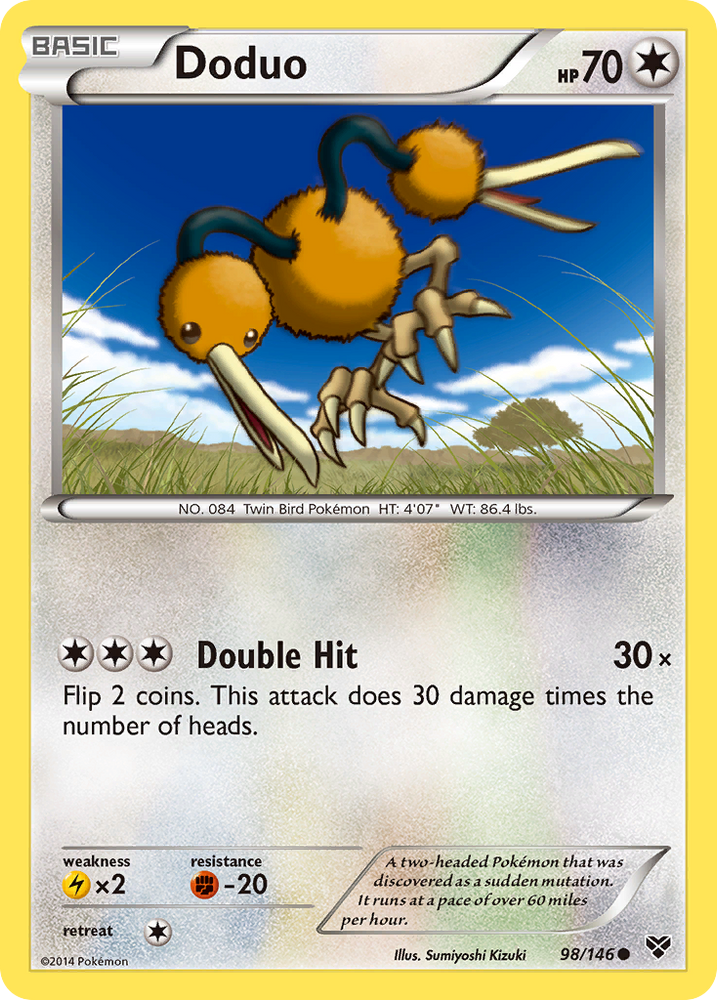 Pokemon | Doduo (98/146) [XY: Base Set] | The Nerd Merchant