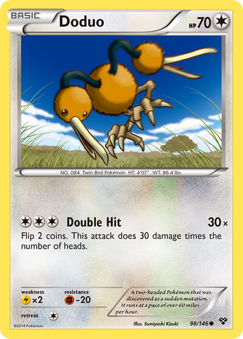 Pokemon | Doduo (98/146) [XY: Base Set] | The Nerd Merchant