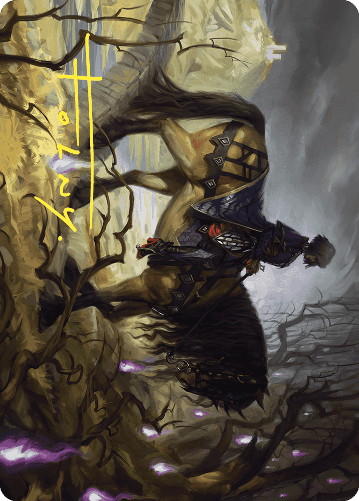 Magic | Rowan's Grim Search Art Card (Gold-Stamped Signature) [Wilds of Eldraine Art Series] | The Nerd Merchant