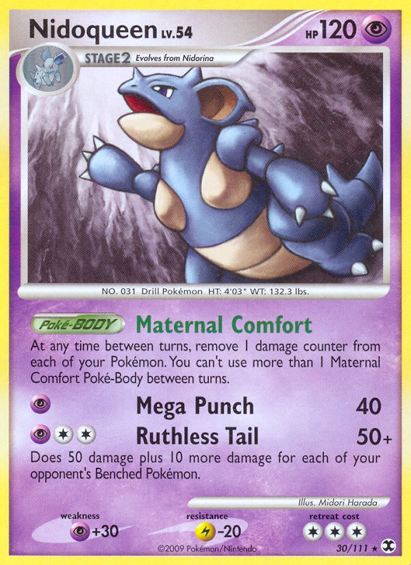 Pokemon | Nidoqueen (30/111) [Platinum: Rising Rivals] | The Nerd Merchant