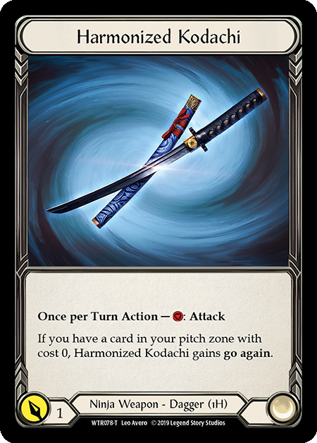 Flesh and Blood TCG | Harmonized Kodachi // Romping Club [WTR078 // WTR003] (Welcome to Rathe)  1st Edition Normal | The Nerd Merchant