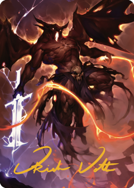 Magic | Balor Art Card (Gold-Stamped Signature) [Commander Legends: Battle for Baldur's Gate Art Series] | The Nerd Merchant