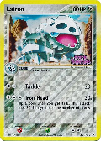 Pokemon | Lairon (45/110) (Stamped) [EX: Holon Phantoms] | The Nerd Merchant
