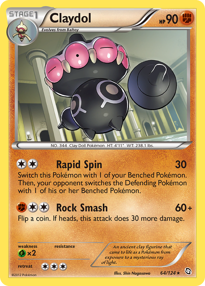 Pokemon | Claydol (64/124) [Black & White: Dragons Exalted] | The Nerd Merchant