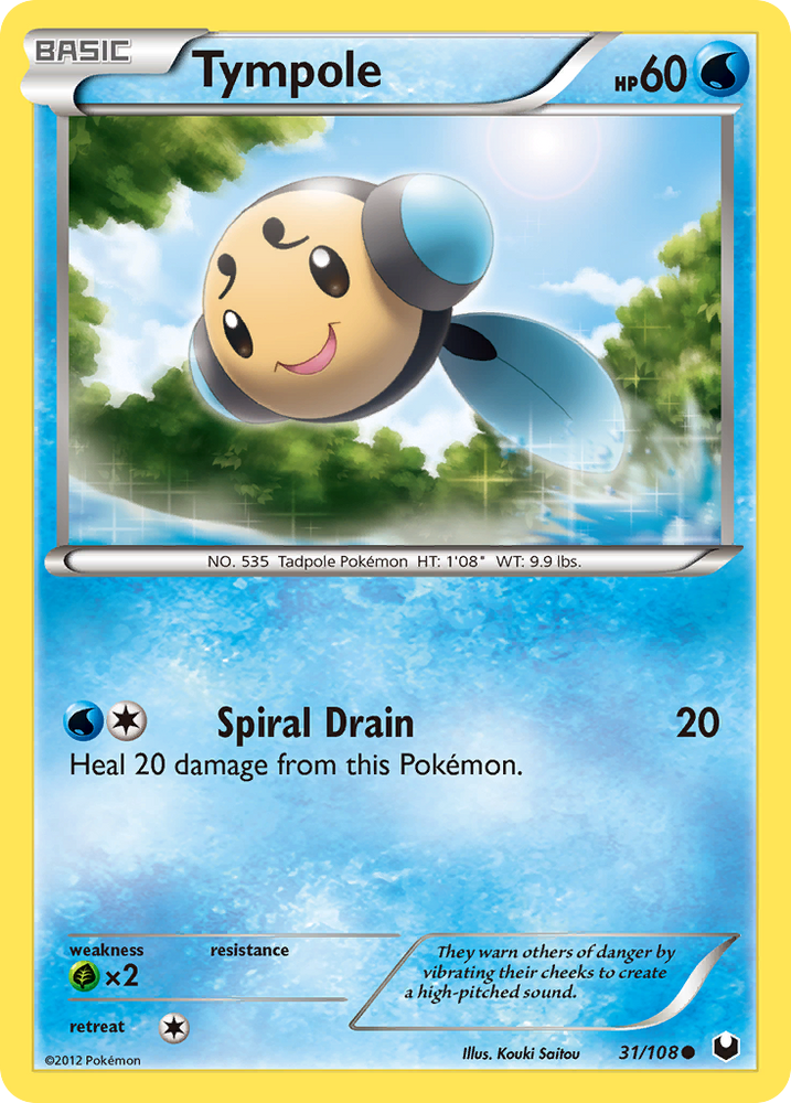 Pokemon | Tympole (31/108) [Black & White: Dark Explorers] | The Nerd Merchant
