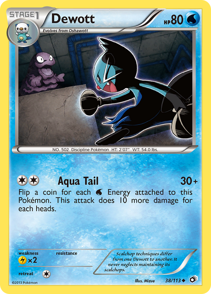 Pokemon | Dewott (38/113) [Black & White: Legendary Treasures] | The Nerd Merchant
