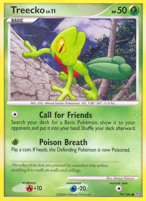Pokemon | Treecko (79/100) [Diamond & Pearl: Stormfront] | The Nerd Merchant
