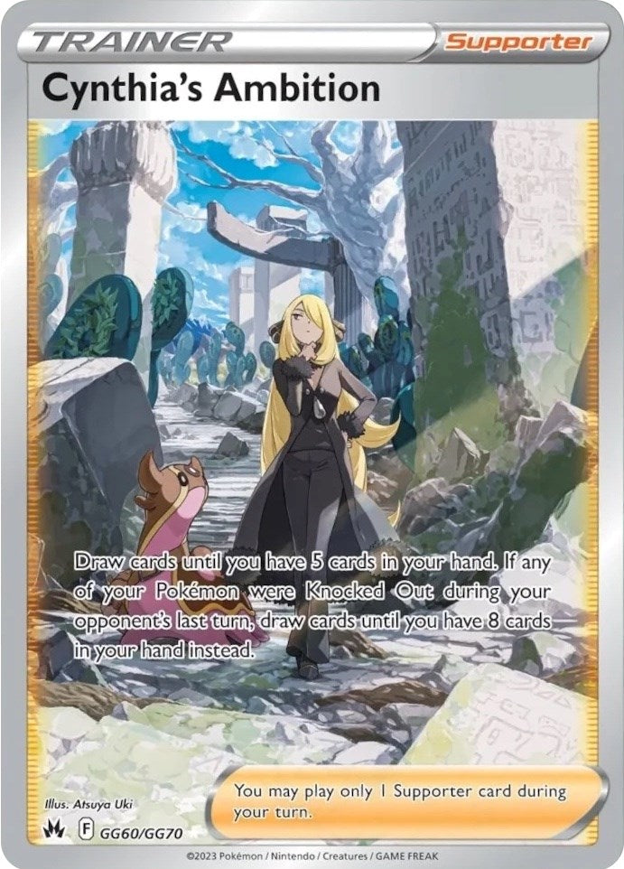 Pokemon | Cynthia's Ambition (GG60/GG70) [Sword & Shield: Crown Zenith] | The Nerd Merchant