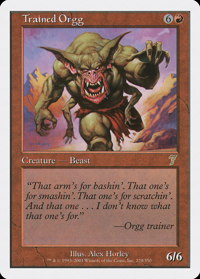 Magic | Trained Orgg [Seventh Edition] | The Nerd Merchant