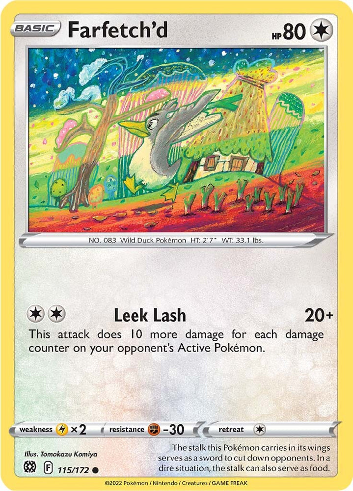 Pokemon | Farfetch'd (115/172) [Sword & Shield: Brilliant Stars] | The Nerd Merchant