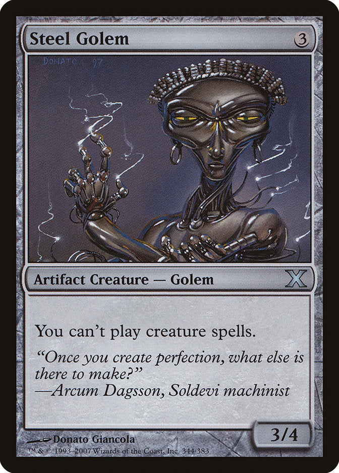 Magic | Steel Golem [Tenth Edition] | The Nerd Merchant