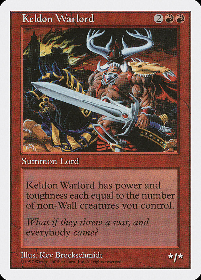 Magic | Keldon Warlord [Fifth Edition] | The Nerd Merchant