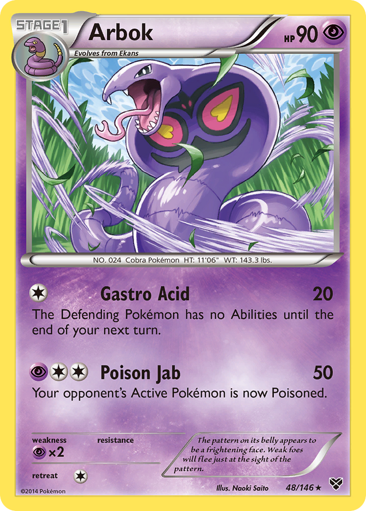 Pokemon | Arbok (48/146) [XY: Base Set] | The Nerd Merchant