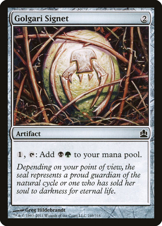 Magic | Golgari Signet [Commander 2011] | The Nerd Merchant
