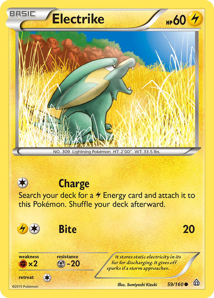 Pokemon | Electrike (59/160) [XY: Primal Clash] | The Nerd Merchant