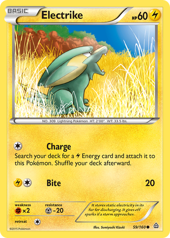 Pokemon | Electrike (59/160) [XY: Primal Clash] | The Nerd Merchant