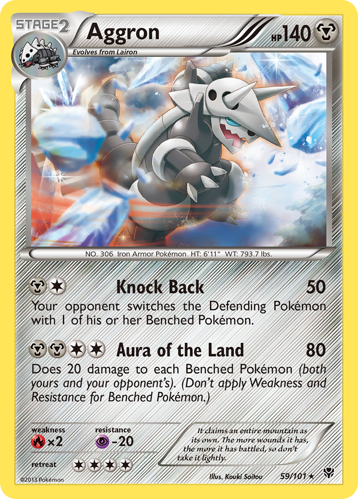 Pokemon | Aggron (59/101) [Black & White: Plasma Blast] | The Nerd Merchant