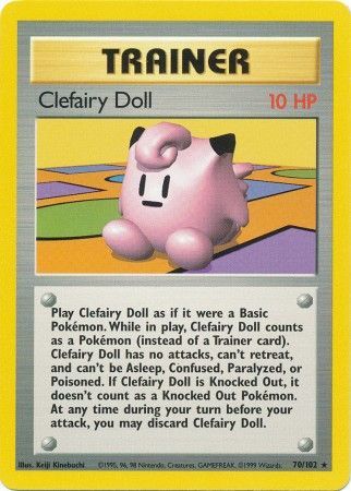 Pokemon | Clefairy Doll (70/102) [Base Set Unlimited] | The Nerd Merchant