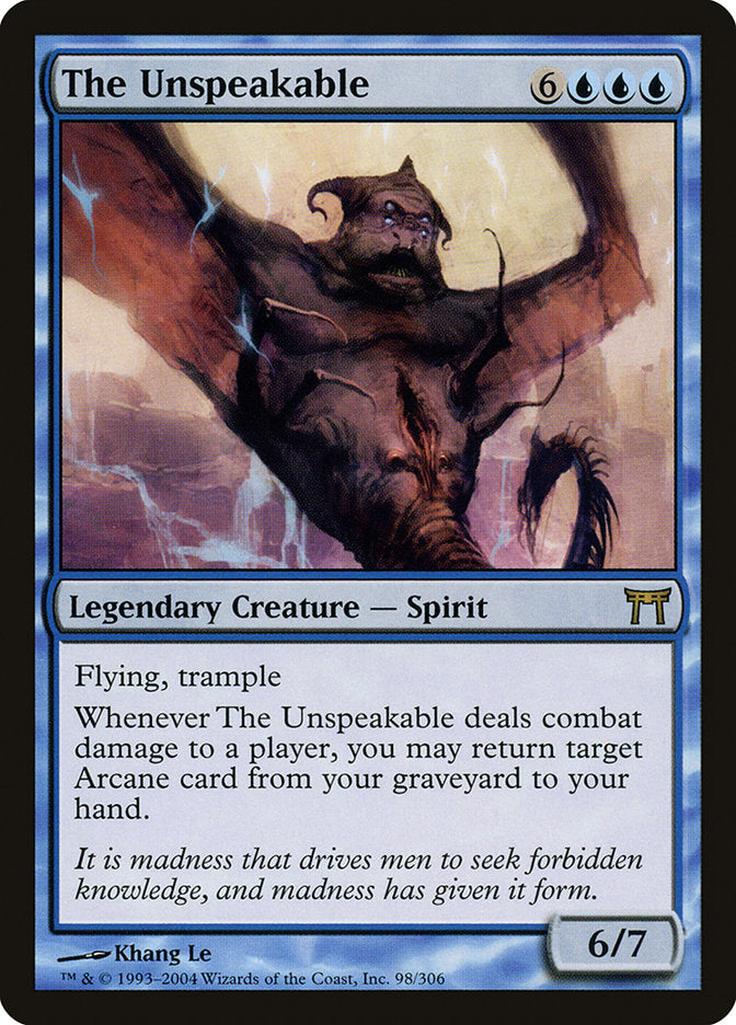 Magic | The Unspeakable [Champions of Kamigawa] | The Nerd Merchant
