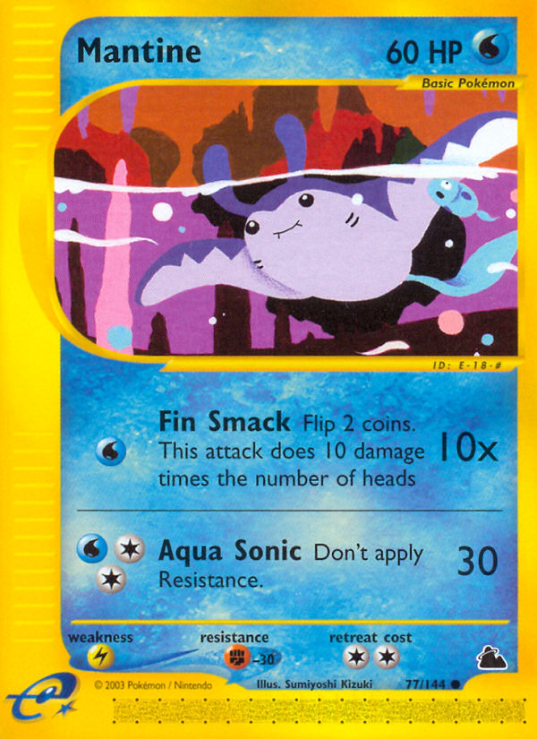 Pokemon | Mantine (77/144) [Skyridge] | The Nerd Merchant