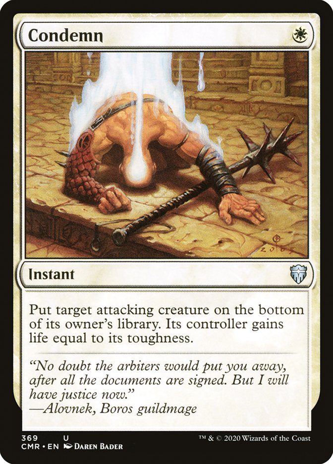 Magic | Condemn [Commander Legends] | The Nerd Merchant