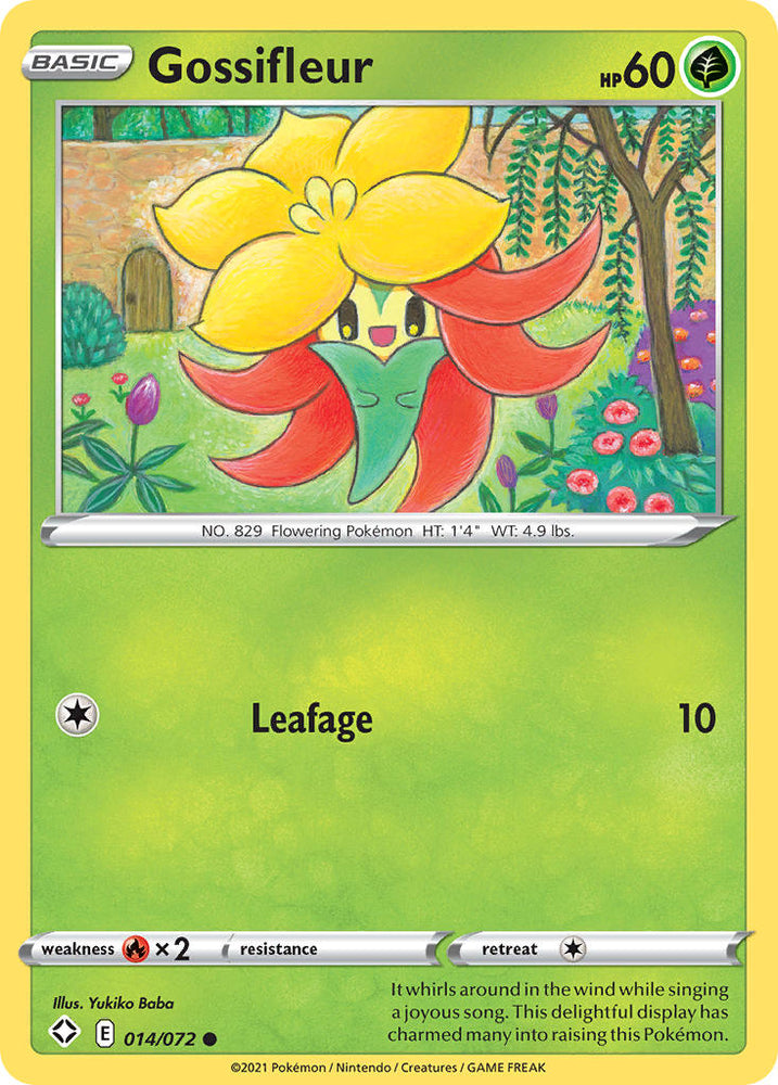 Pokemon | Gossifleur (014/072) [Sword & Shield: Shining Fates] | The Nerd Merchant