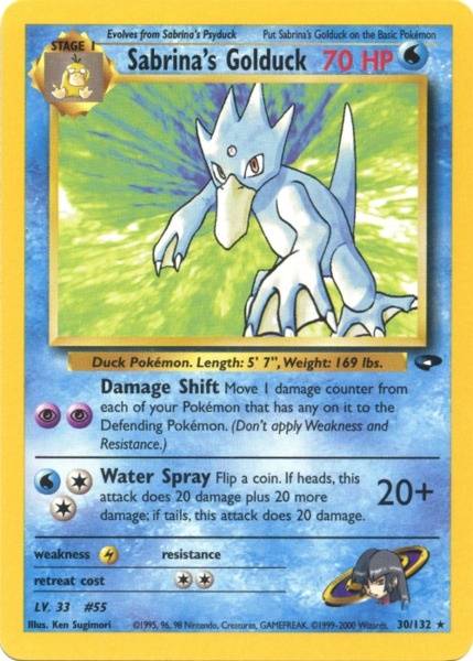 Pokemon | Sabrina's Golduck (30/132) [Gym Challenge Unlimited] | The Nerd Merchant