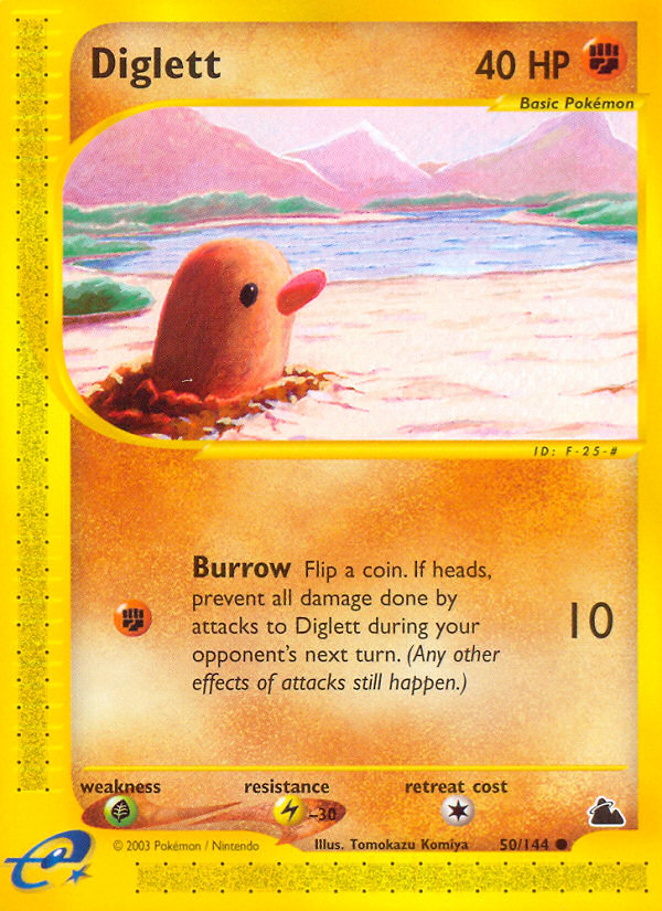 Pokemon | Diglett (50/144) [Skyridge] | The Nerd Merchant