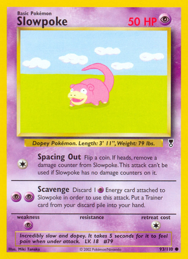 Pokemon | Slowpoke (93/110) [Legendary Collection] | The Nerd Merchant