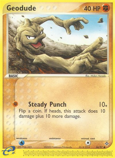 Pokemon | Geodude (56/97) [EX: Dragon] | The Nerd Merchant