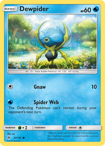 Pokemon | Dewpider (32/131) [Sun & Moon: Forbidden Light] | The Nerd Merchant