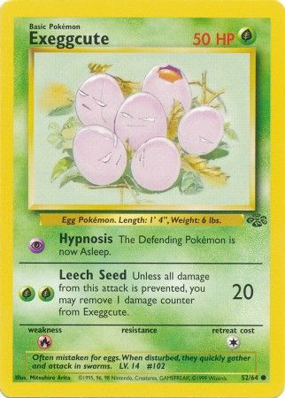 Pokemon | Exeggcute (52/64) [Jungle Unlimited] | The Nerd Merchant