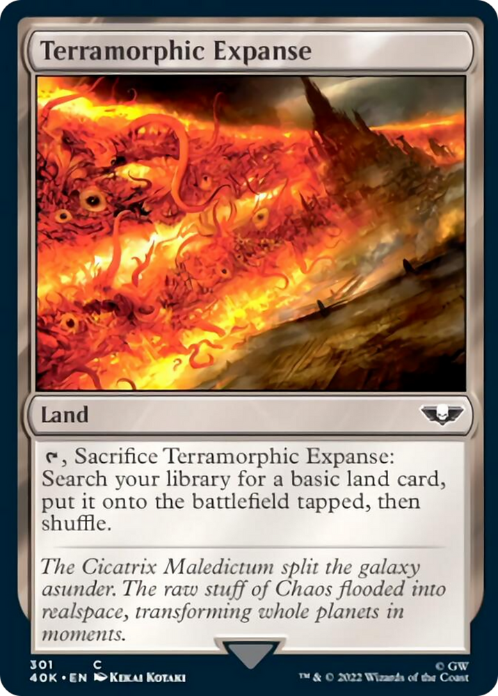 Magic | Terramorphic Expanse (Surge Foil) [Warhammer 40,000] | The Nerd Merchant