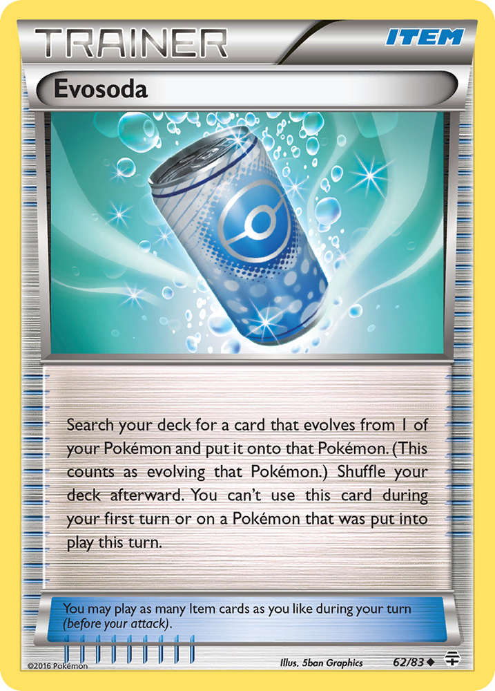 Pokemon | Evosoda (62/83) [XY: Generations] | The Nerd Merchant