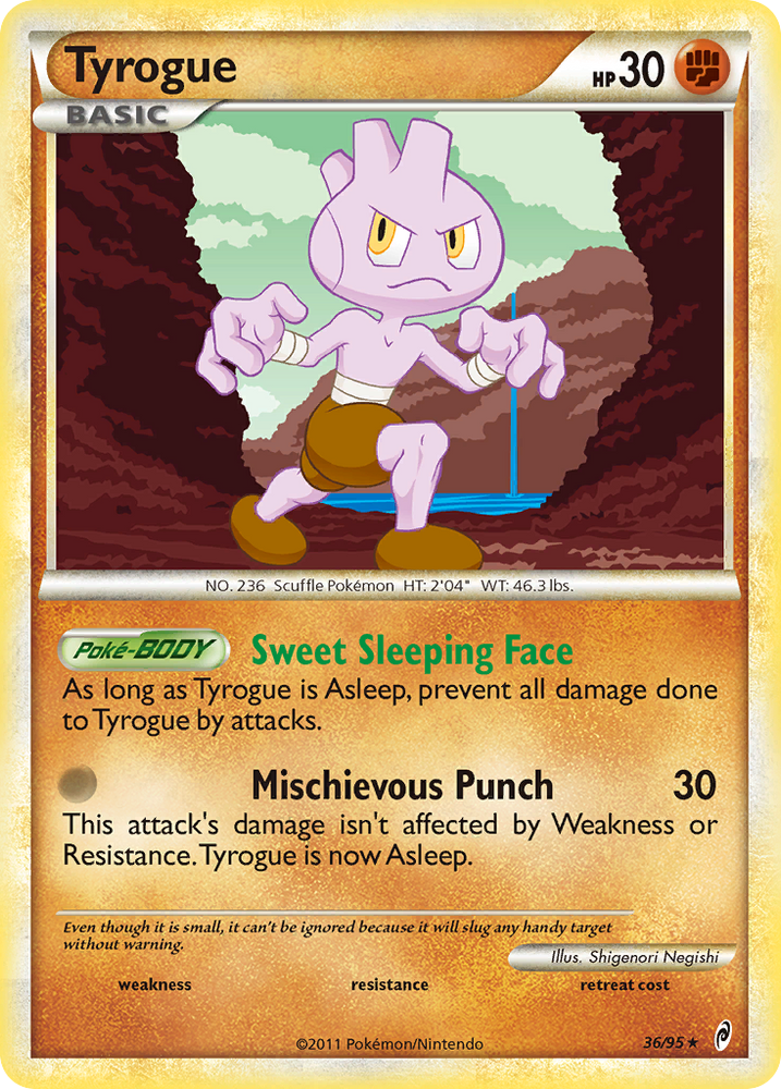 Pokemon | Tyrogue (36/95) [HeartGold & SoulSilver: Call of Legends] | The Nerd Merchant